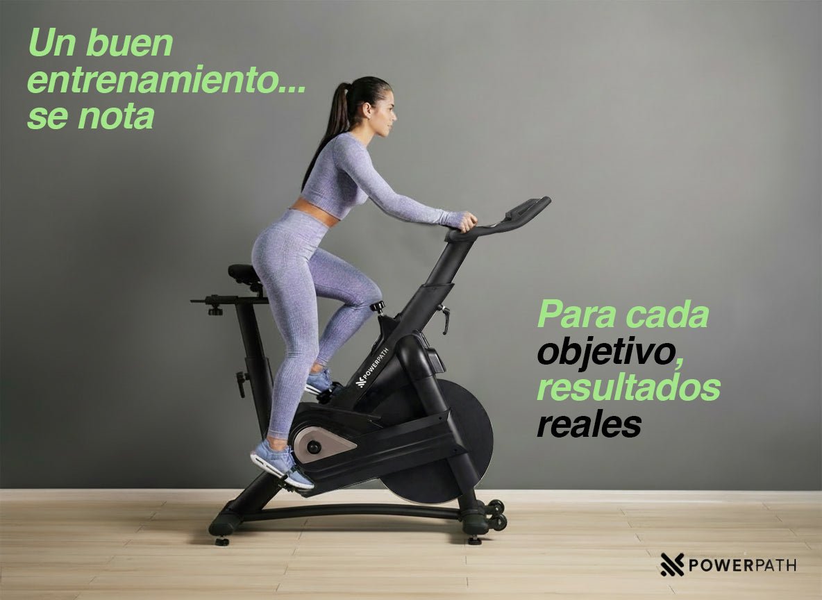 Bicicleta Fija Spinning Estacionaria Mod. BCBR510 13kg Bluetooth Magnética - Powerpath