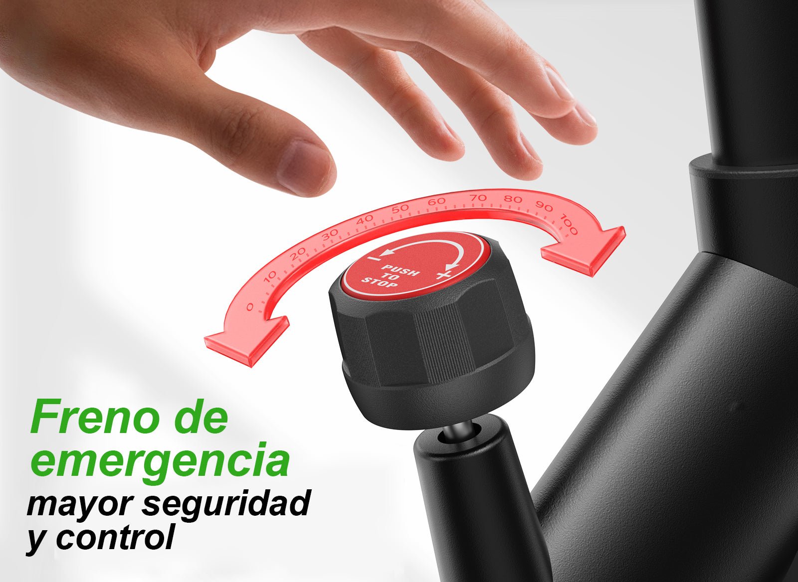 Bicicleta Fija Spinning Estacionaria Mod. BCGD525 Bluetooth Magnética - Powerpath