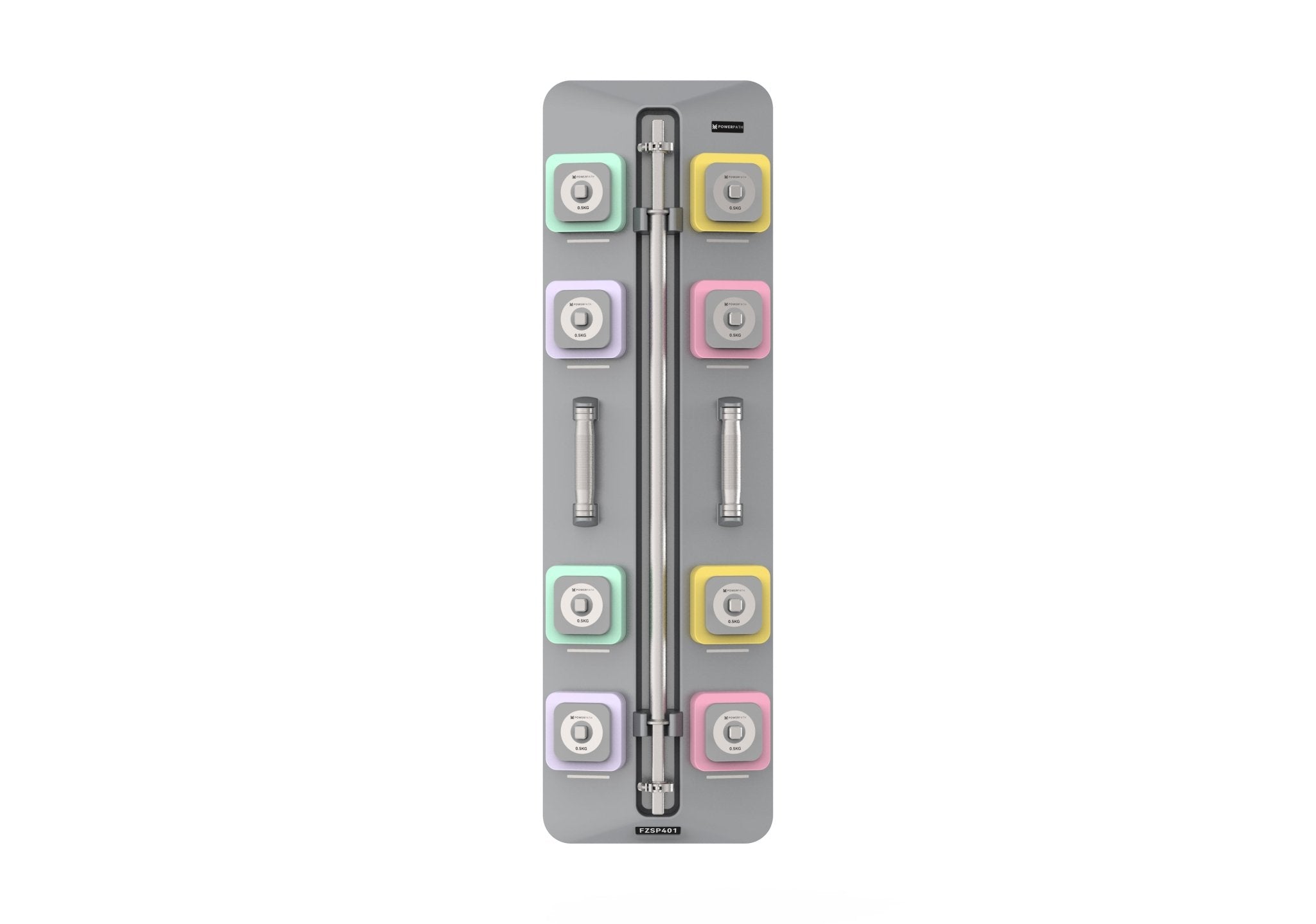 Juego de pesas PowerPath FZSP401 Colores Pastel - Powerpath