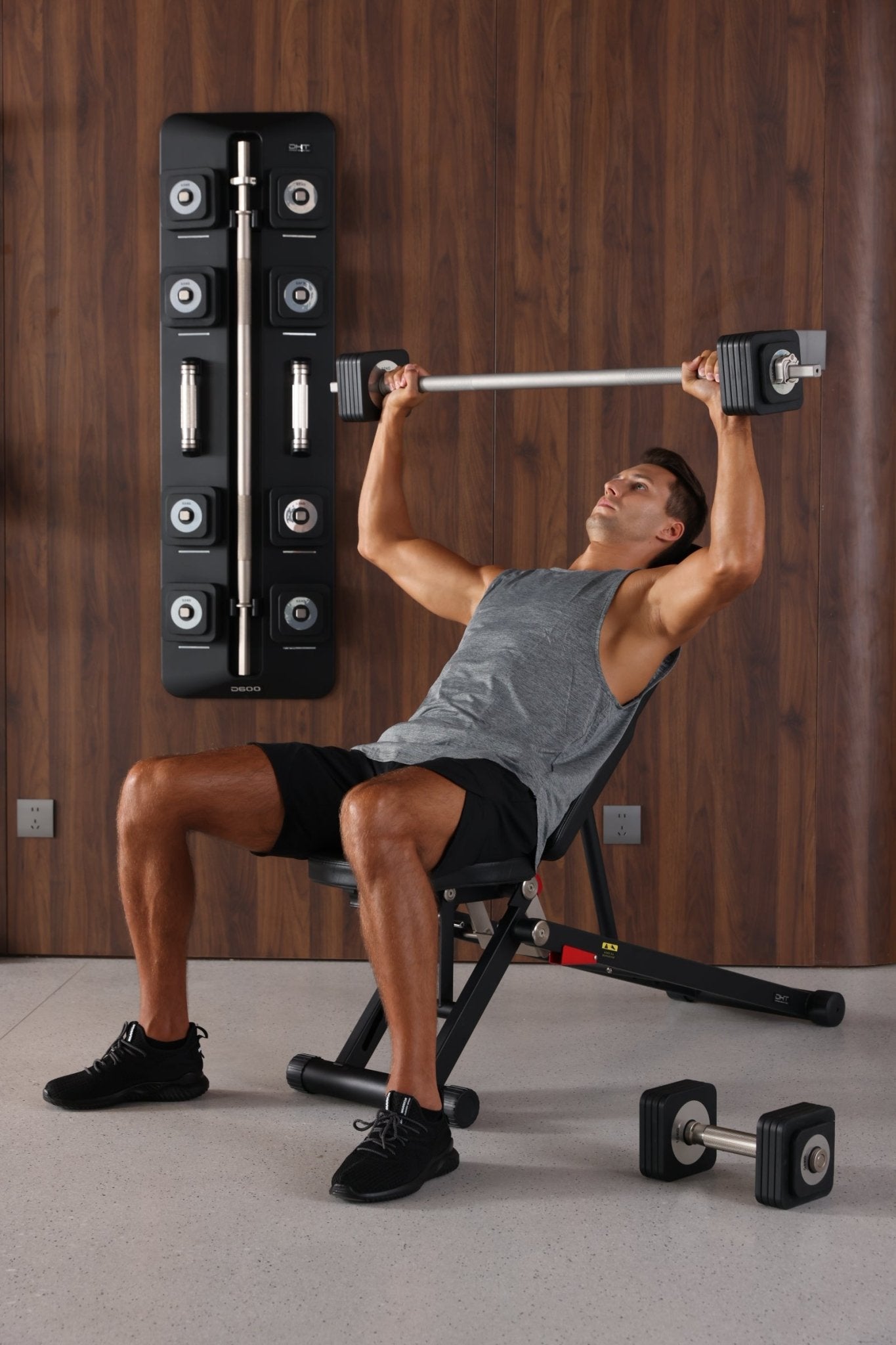 Juego de pesas PowerPath FZSP402 Color Negro - Powerpath